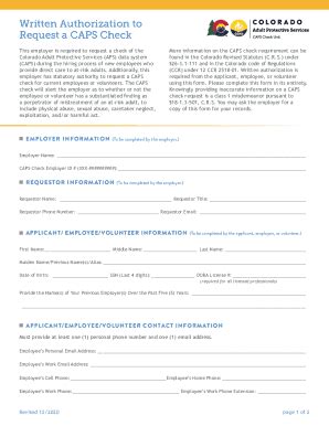 Caps Check Authorization