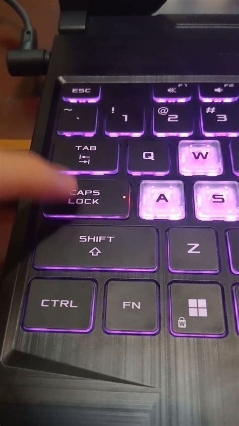 Caps Lock Stays On Unless Shift Is Pressed