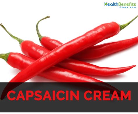 Capsaicin Cream Uses