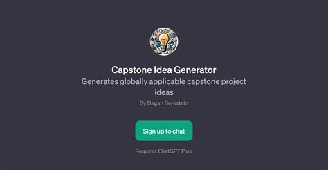 Capstone Project Generator