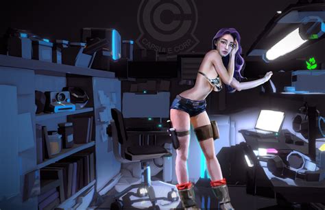 capsule corp bulma working