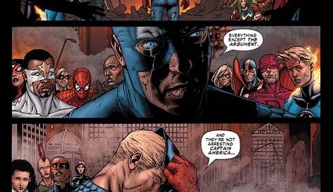 Captain America Civil War Comic Sides The Marvel Heroes