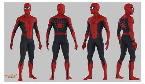 Another concept art for a SpiderMan suit in Captain
