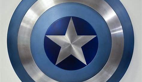 Captain America Winter Soldier Blue Shield The 11 Scale Metal Of From