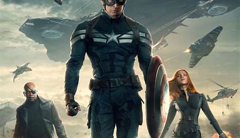 Cast And Crew Poster For Captain America The Winter Soldier Captain America Poster Captain America Winter Soldier Soldier Poster