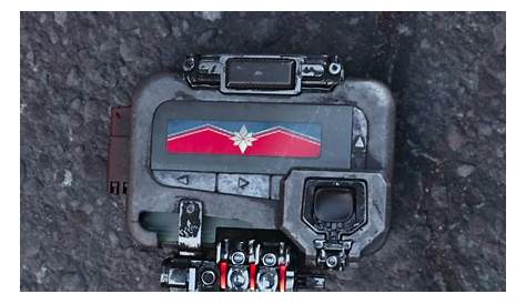 Captain Marvel Logo Infinity War Ending Coaster High End Coaster