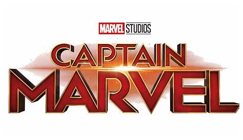 Captain Marvel Movie Logo Png Transparent Clipart Full Size