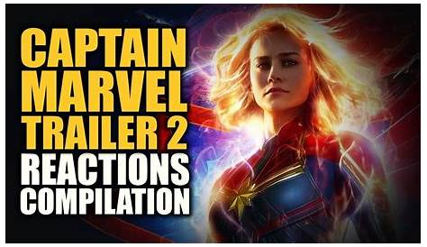 Captain Marvel Movie Trailer Reaction CAPTAIN MARVEL TRAILER 2 REACTION YouTube