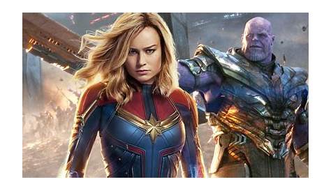 Captain Marvel vs. Thanos by PapurrCat on DeviantArt