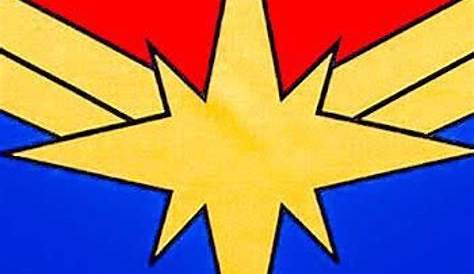 Captain Marvel Symbol Clipart Logo Transparent Background , Free