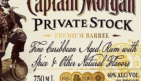 Captain Morgan Private Stock Label Literflasche 1 Liter/ 40.00