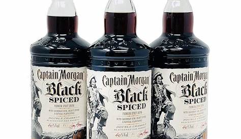 Captain Morgan Black Spiced Rum Spiced Rum Captain Morgan Captain Morgan Rum