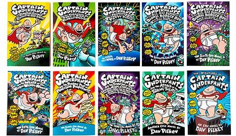 Captain Underpants Books In Order List Pin On For Ages 6 8