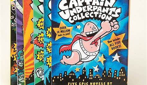 Captain Underpants Books Set The Capt Boxed Other Walmart Com Series Digital Book