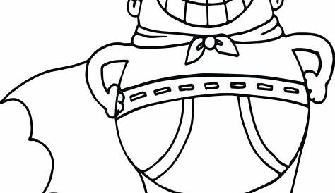 Captain Underpants Coloring Pages For Kids