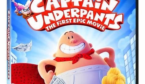 Captain Underpants The First Epic Movie (UK) DVD Unboxing