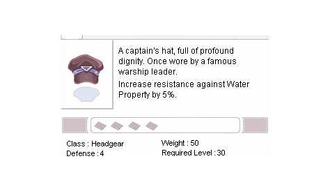 Captains Hat Ragnarok