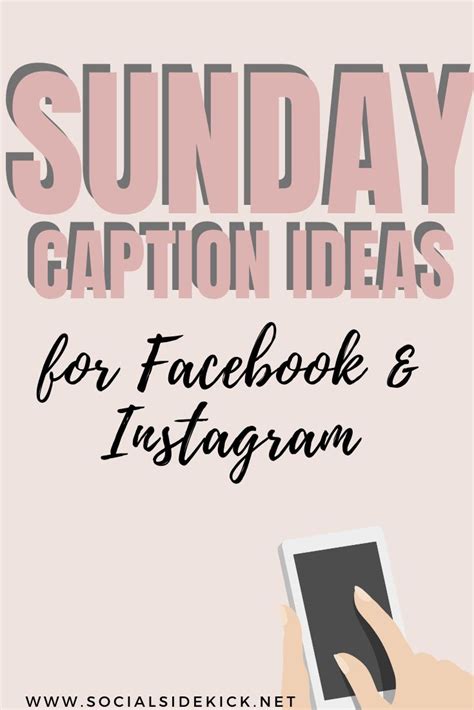 caption for sunday post on facebook