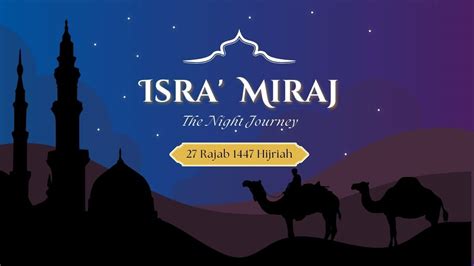 Caption Poster Isra Miraj: Inspirasi Ucapan Penuh Makna dan Hikmah Islami