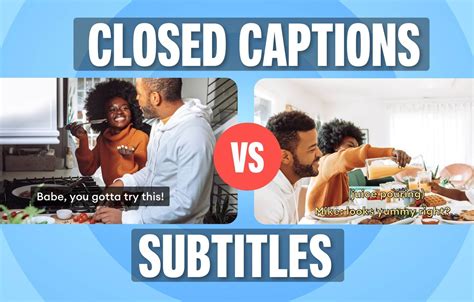 caption vs closed caption