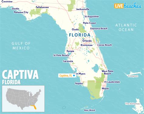 Captiva Florida Map