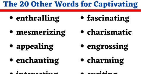 Captivating Other Words