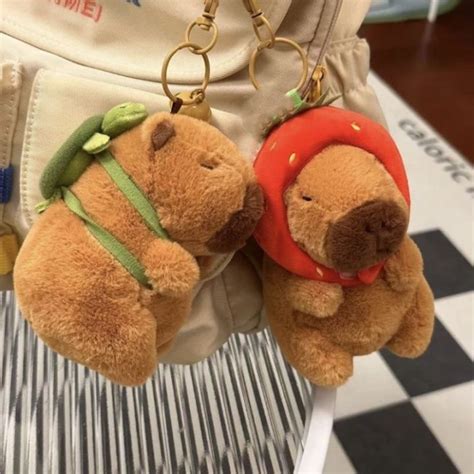 Capybara Keychain