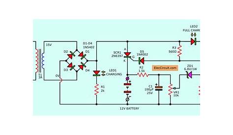 Automatic Battery Charger Circuit for 12V & 6V Battery