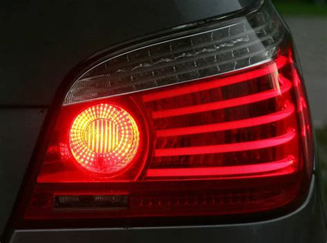 Car Brake Lights Reflect Star Design