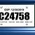 car dealership blank printable temporary license plate template