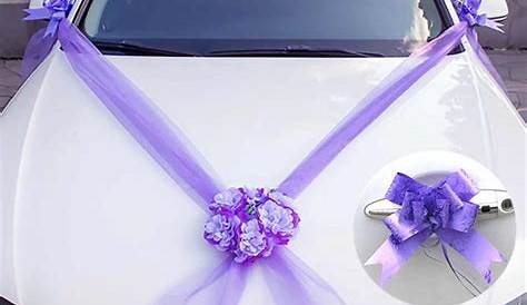 Car Decoration For Wedding With Ribbon s Party Parade Includes