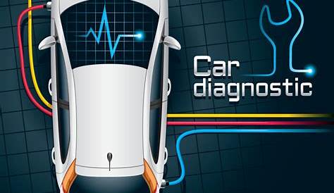 Car repair service diagnostic logo template Vector Image