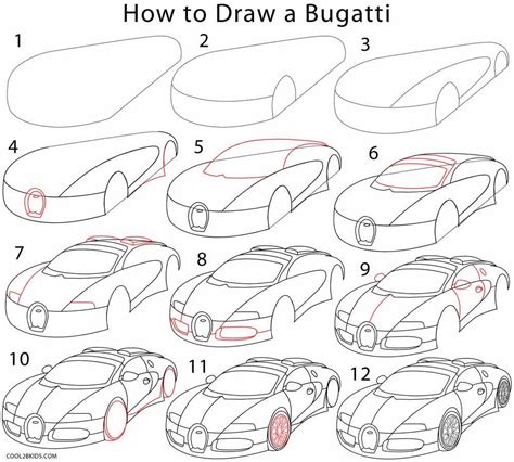 How to Draw Car Front View printable step by step drawing