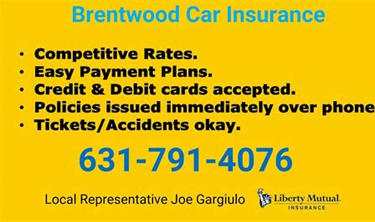 car insurance brentwood
