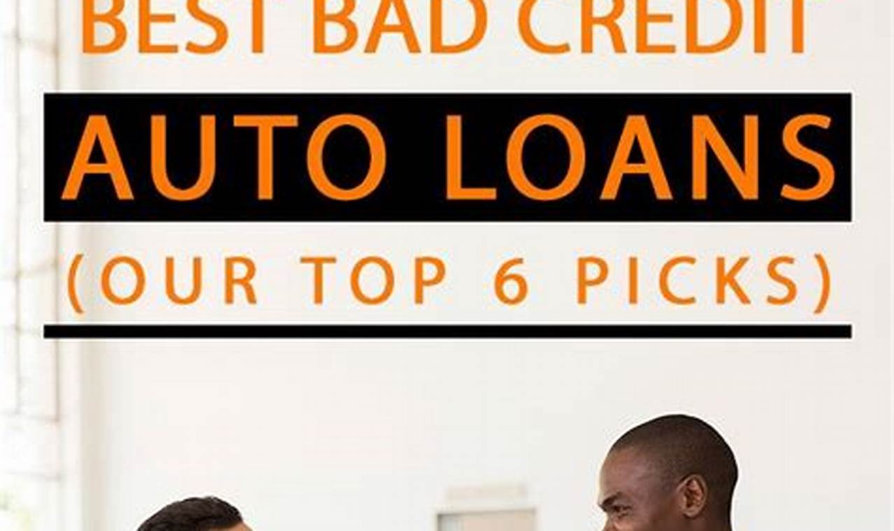 car loan for bad credit