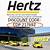 car rental coupon codes hertz