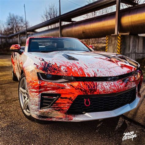 SiCk WrAp, BuT WhY On A CaMaRo! Wrapped by colossal _restyling 📸