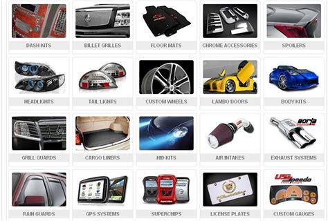 car accessories development services