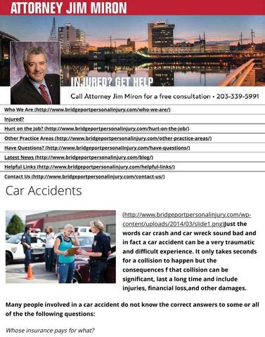 car accident attorney bridgeport ct