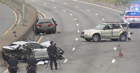 car accident on the belt parkway this morning