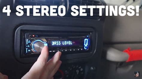 Car Audio Settings