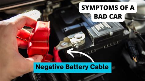 Car Battery Negative Cable Melted