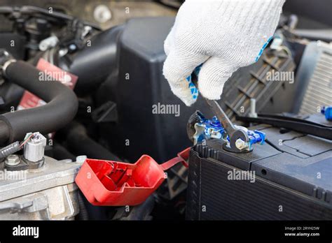 Car Battery Terminal Installation