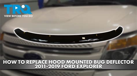 Car Bug Deflector Installation
