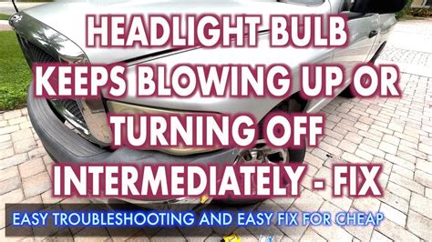 Car Bulb Keeps Burning Out