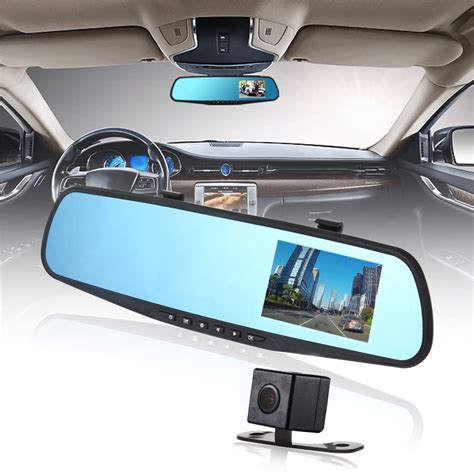 Car Center Mirror With Camera