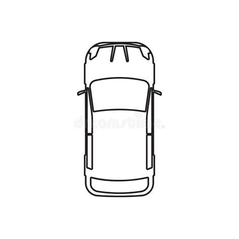 Car Drawing Overhead