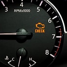 car engine check light