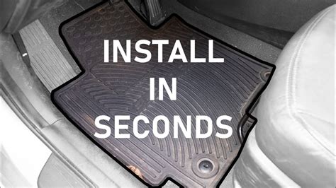 Car Floor Mats Installation