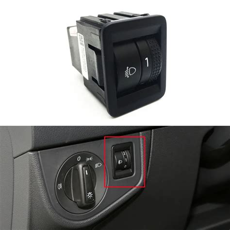 Car Headlight Adjustment Switch